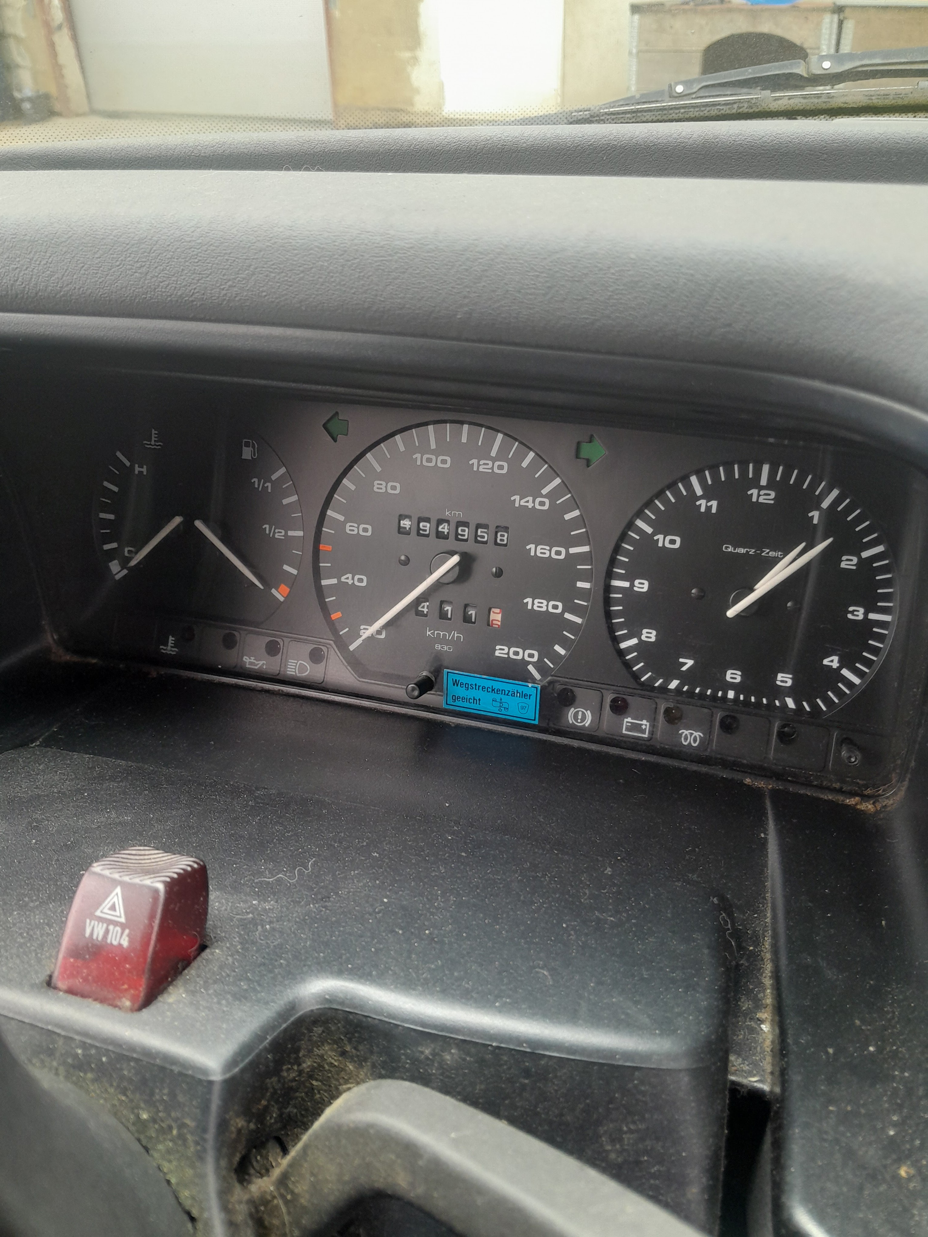 Vw T4 2,4 Tacho Kombiinstrument 