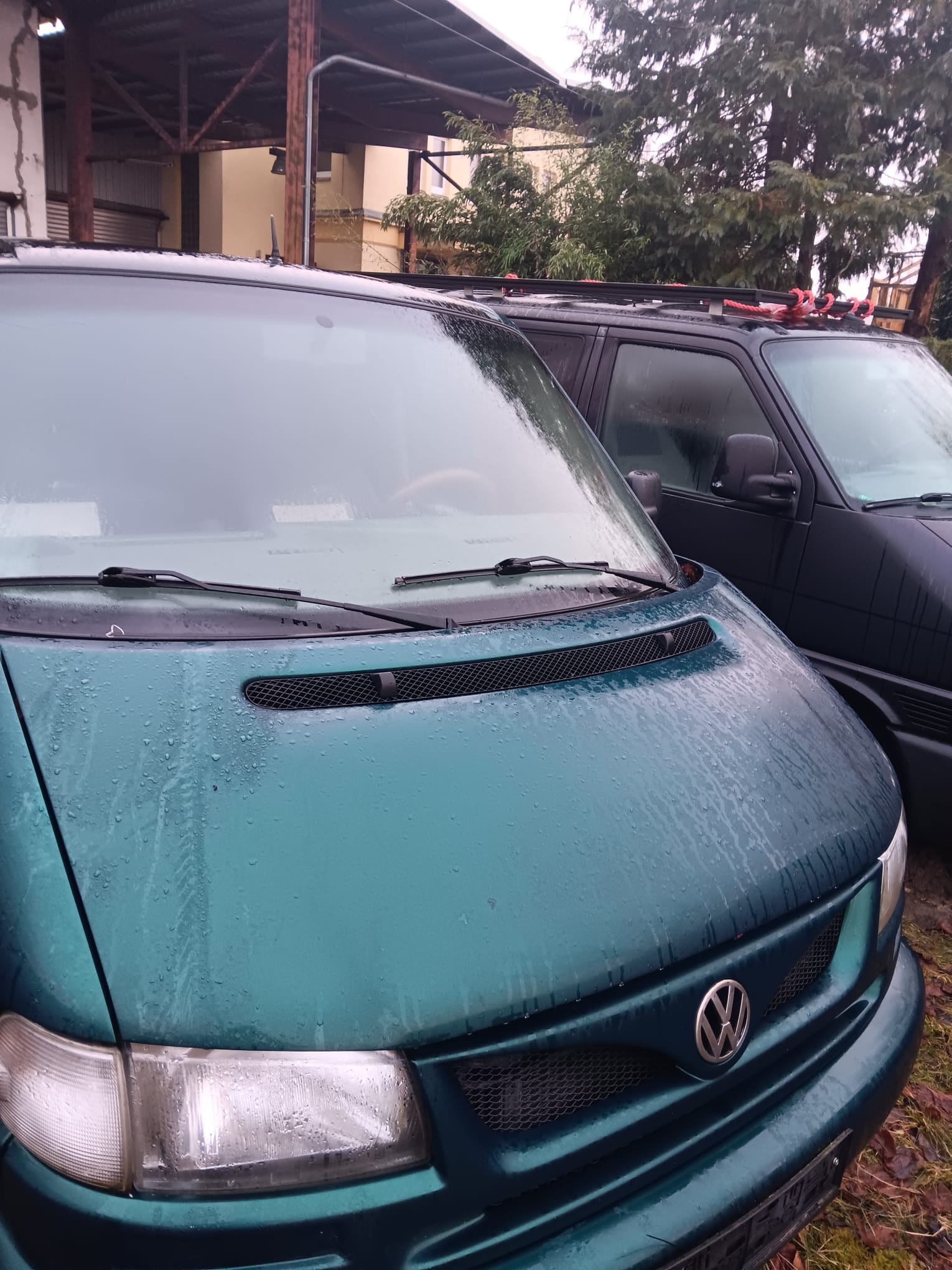 Vw T4 Motorhaube lange Front grün 