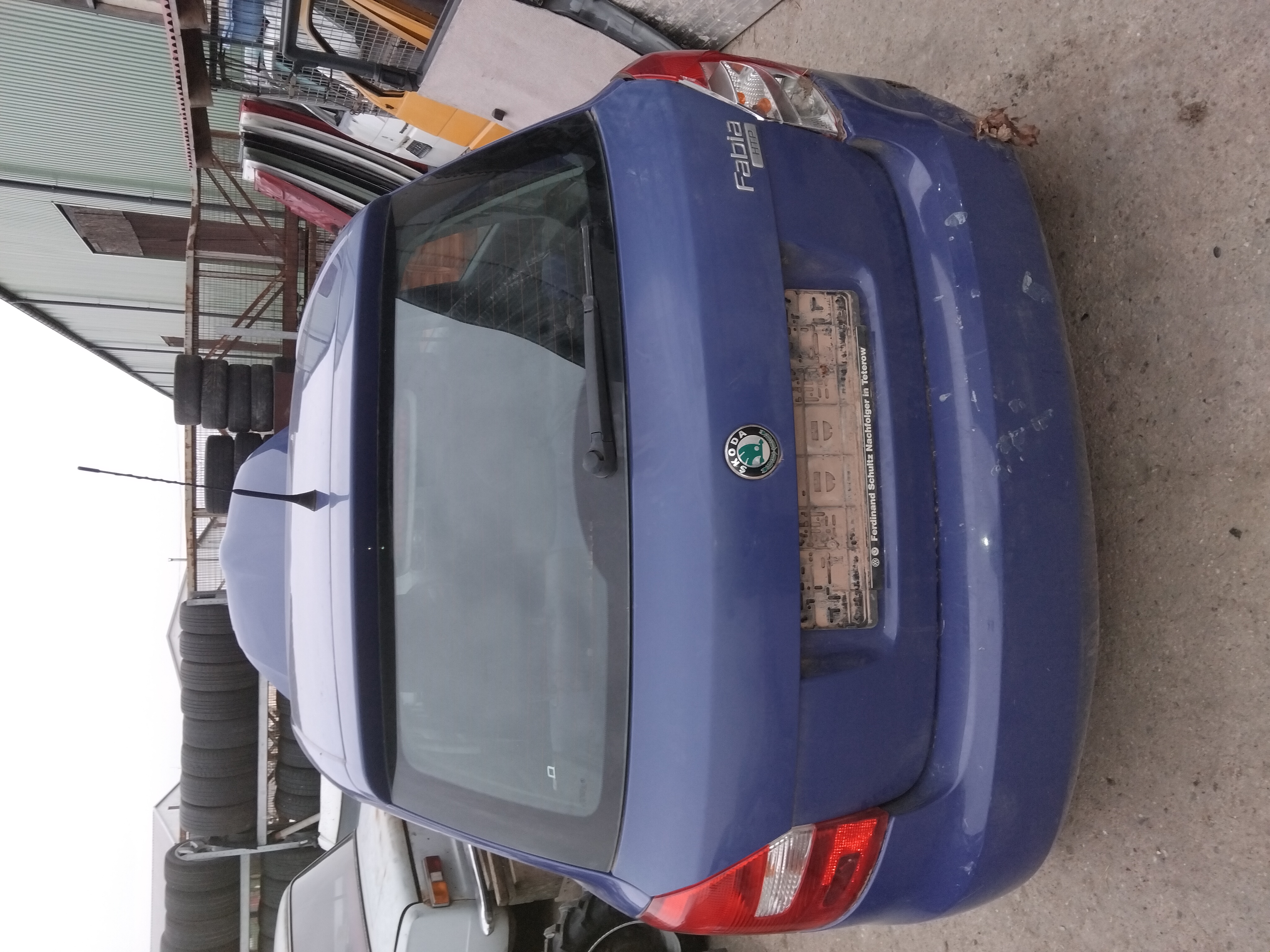 Skoda Fabia 5j Heckklappe komplett 