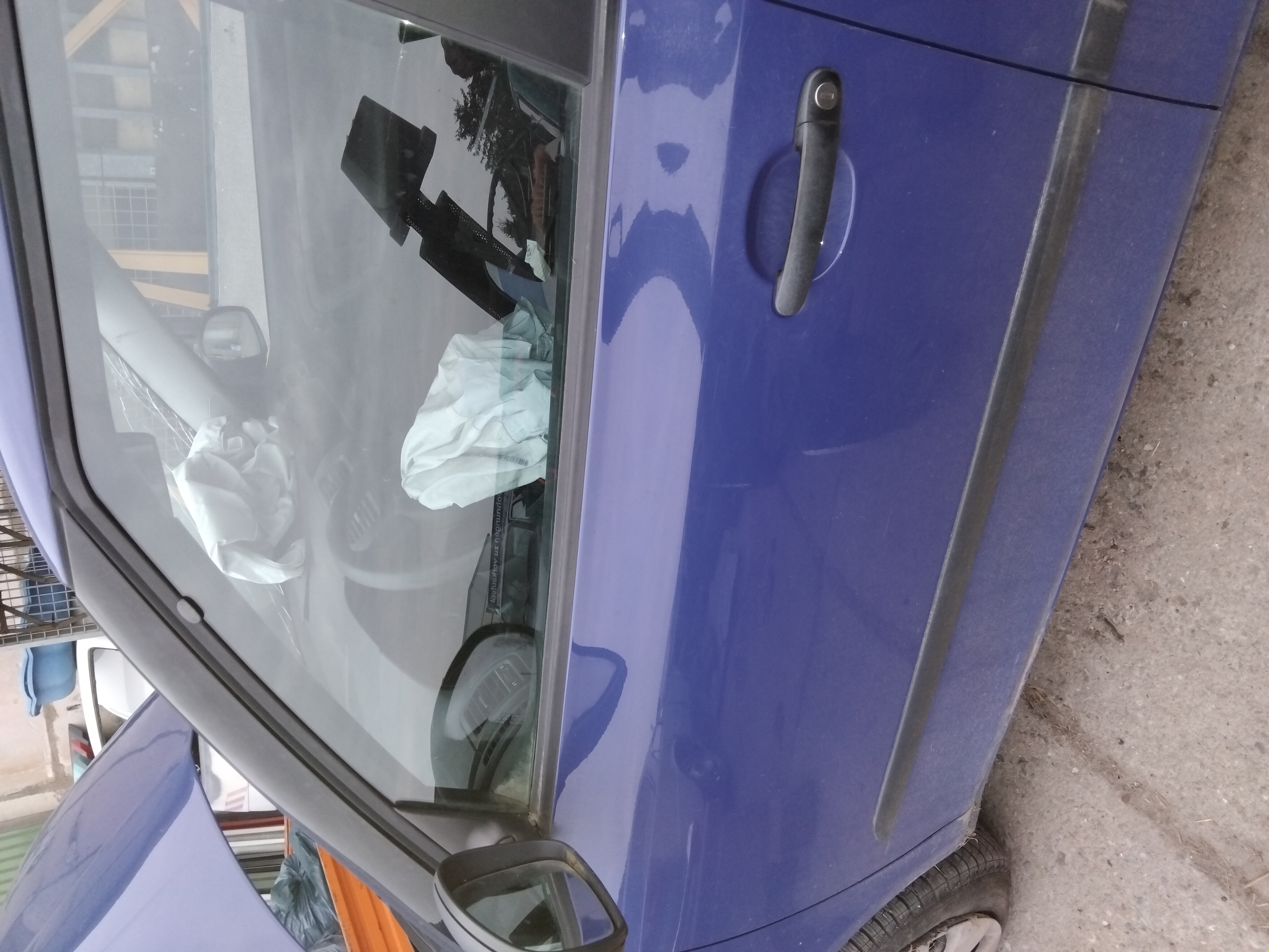 Skoda Fabia 5j Türen in Blau 