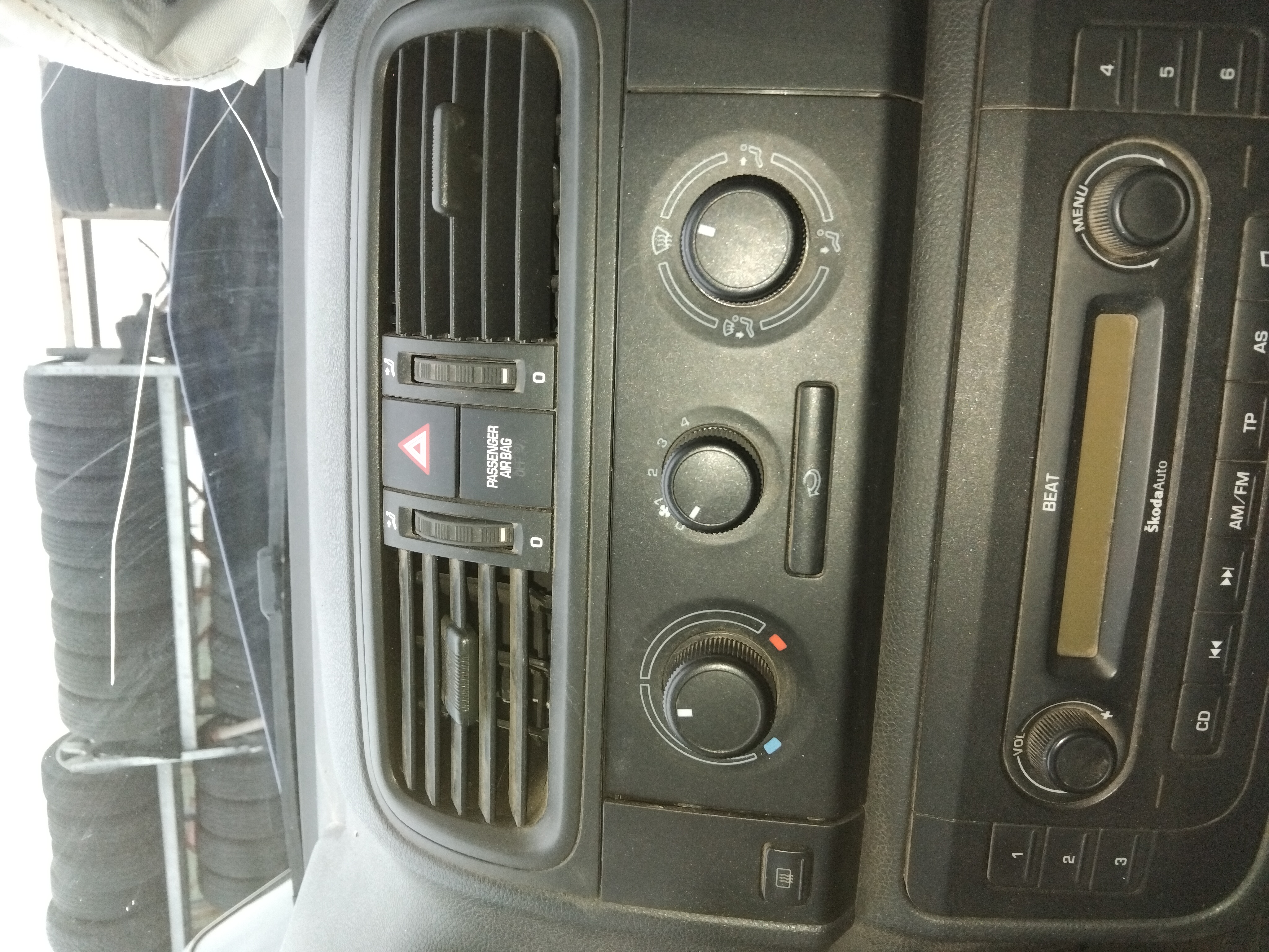 Skoda Fabia 5j Heizungsbedienteil 